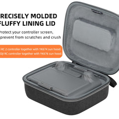 MotuTech Storage Bag for DJI Mini 4 Pro Drone Protective Accessories, For Dji Mini 4 Drone + RC 2 Remote Control, Luggage Set