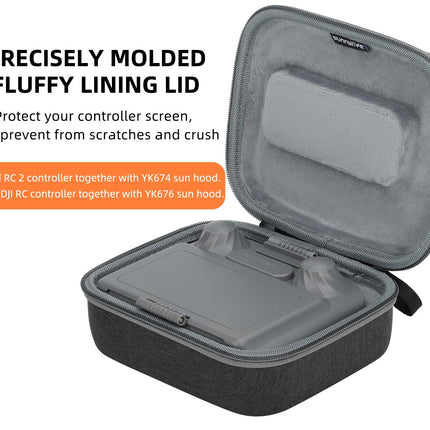 Fututech Storage Bag for DJI Mini 4 Pro RC2 RC-N2, Drone Carrying Case, Remote Control Protective Case, Drone Accessories, Combo1, Case
