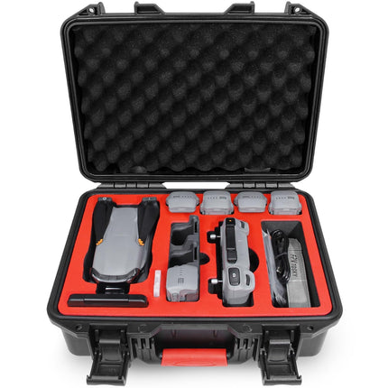 FPVtosky Case for DJI Air 3S /3 Drones/Fly More Combo, Waterproof Air 3 /3S Hard Case Bag Accessories, Compatible with DJI RC 2/RC-N2/RC Pro with Protective Case, Up to 8 Batteries