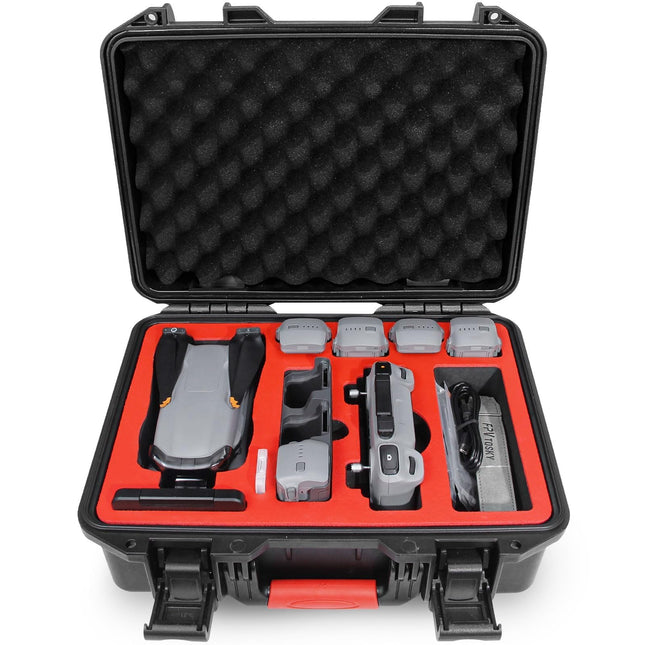 FPVtosky Case for DJI Air 3S /3 Drones/Fly More Combo, Waterproof Air 3 /3S Hard Case Bag Accessories, Compatible with DJI RC 2/RC-N2/RC Pro with Protective Case, Up to 8 Batteries