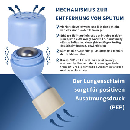 Lung trainer breathing trainer mucus-free breathing trainer breathing device original lung trainer