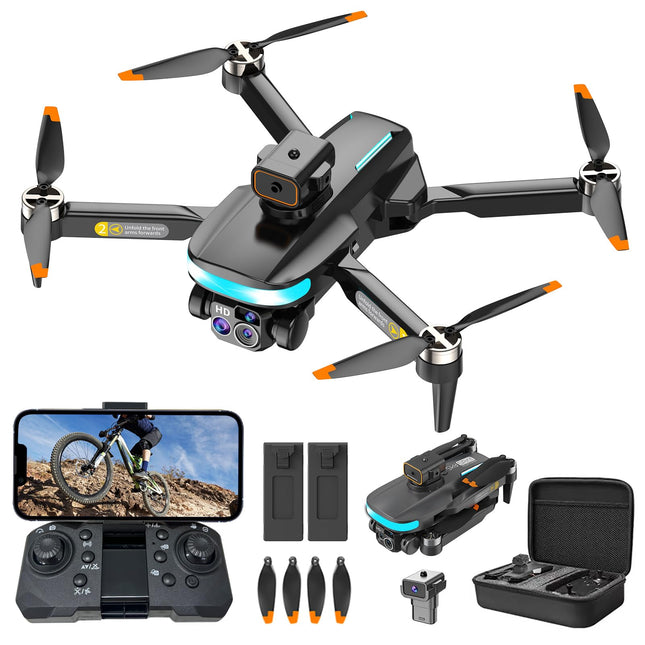 OBEST Mini Drone with 4K Camera, RC Foldable WIFI Drone, 2 Batteries, 360° Obstacle Avoidance, Automatic Return, Headless Mode, RC Quadcopter, Kids Adults Toys and Gifts