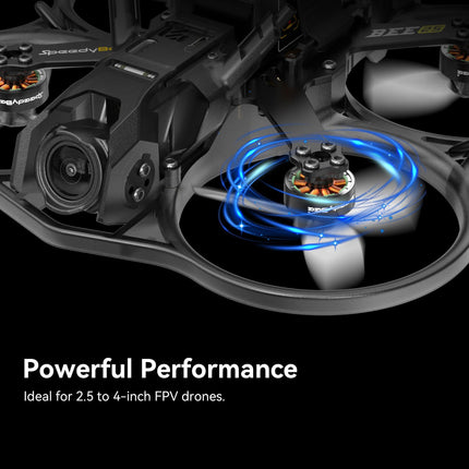 SpeedyBee 1404 4600KV Brushless FPV Motor for Bee25 2.5" FPV Drones - 4 Pack, Aviation Aluminum, Powerful &amp; Stable for 2.5 3" 4" Builds FPV Whoop Toothpick Cinewhoop