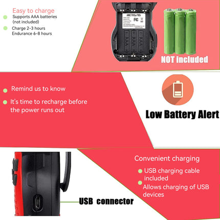 Retevis RT638 Walkie Talkie for Kids Ages 3-12, 16 Channels Flashlight VOX, Birthday Gift Toy for Children's Games, Hiking, Garden, Outdoors (Red, 1 Pair)