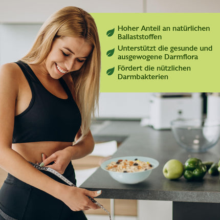 EWL Natural Products Inulin Powder ORGANIC 200g, fiber powder obtained from agave, inulin powder organic from controlled organic cultivation