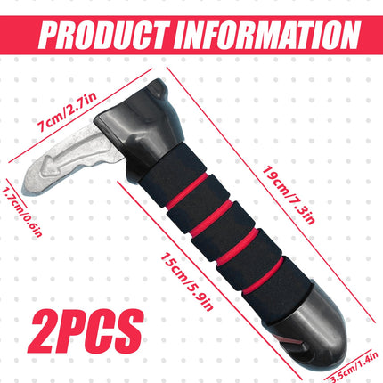 Car entry aid, car assistant support handle for seniors: PRITOK 2pcs car entry aid, exit aid, grab handles, car grab bar, window breaker, car handles support handle for seniors (red)