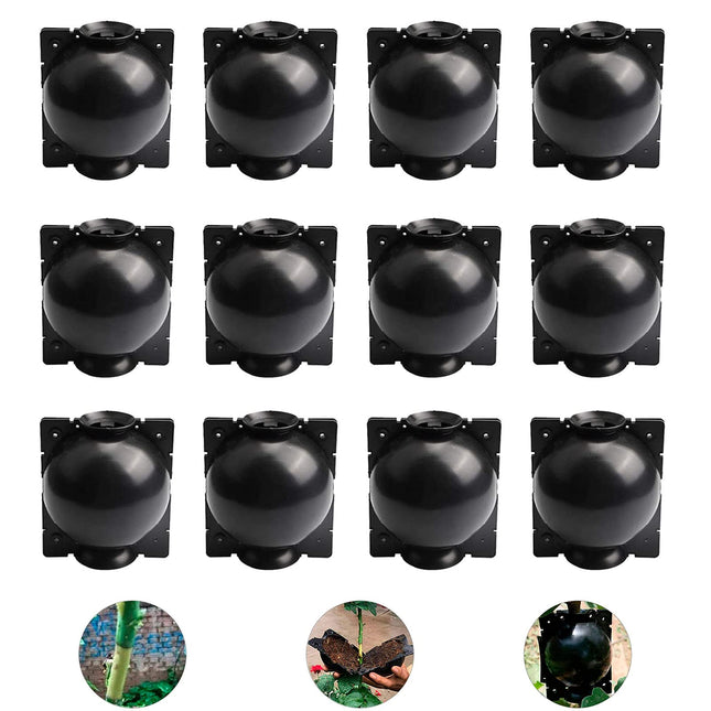Plant Rooting Device Box Plant Root Booster Propagators Gardening High Pressure Propagation Ball Box Reusable Growing Grafting For Garden Grafting Root Formation, 12 Pieces1