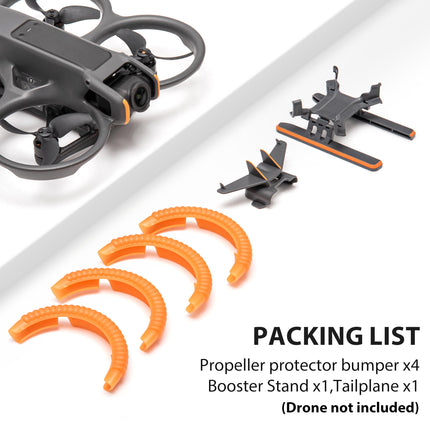 STARTRC 3-IN-1 Accessories for DJI Avatar 2, Propeller Protection Guard + Tail + Landing Feet Extended Landing Gear for DJI Avatar 2 fly more combo Protection Guard (Not including drone)