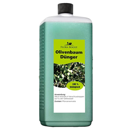 Flora Boost Olive Tree Fertilizer Flora Boost 500ml I For up to 100L of irrigation water I Long-term fertilizer for improved flowering I Liquid leaf and root fertilizer I 100% natural plant fertilizer