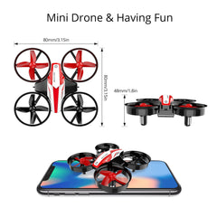 Holy Stone HS210 Kids Mini Drone for Beginners Adults, Indoor Outdoor RC Toy Quadcopter Aircraft for Boys Girls with Auto Hover, 3D Flip, 3 Batteries &amp; Headless Mode, Great