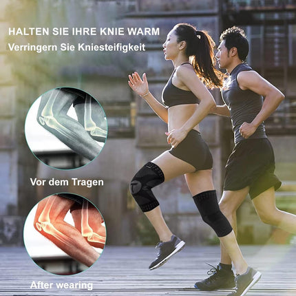 Teylam knee brace for men/women, set of 2, medical knee pads for meniscus tear, arthritis, ACL, compression knee bandage for basketball, volleyball, yoga, running, right and left leg wearable