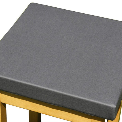 LUplus Orthopedic booster seat 40x40x height 5 cm cotton twill, slate grey