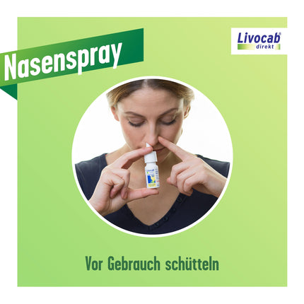 Livocab® direct nasal spray (5 ml) | Acute allergy relief | Fast relief from allergic rhinitis | Effective from the first use
