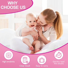 50 ovulation tests, optimal sensitivity ovulation tests, ovulation test 25 miu/ml, ovulation tests for ovulation, fertility test for women, easy to use