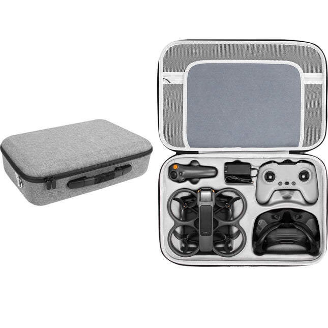 FPVtosky Avata 2 Case for DJI Avata 2 Accessories, Hard Case for DJI Avata 2 Fly More Combo for DJI Goggles 3/RC Motion 3/FPV Remote Controller 3, Battery Charging Station, Avata 2 Accessories