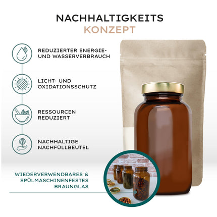Vegan Omega 3 from algae oil | 120 high-dose capsules for 4 months | One capsule daily | Laboratory-tested for purity