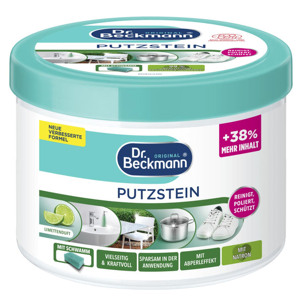 Dr. Beckmann Cleaning Stone | Universal cleaner for the entire household | Including cleaning sponge | 550 g