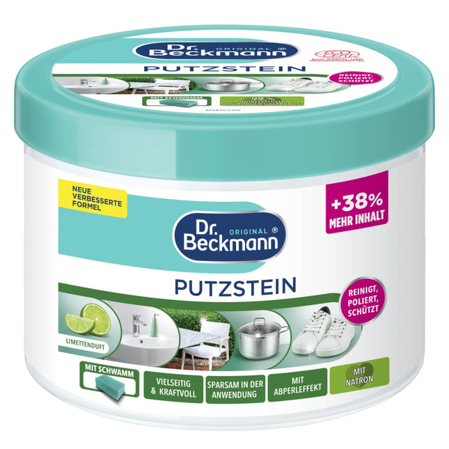 Dr. Beckmann Cleaning Stone | Universal cleaner for the entire household | Including cleaning sponge | 550 g