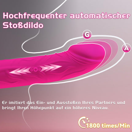Dildo Vibrator Thrusting Function, 2 in 1 G-Spot Vibration for Women, Sex Toy for Women Couples Extreme, Realistic Silicone Anal Dildo, Budoli Erotic Sex Toy 10 Vibrations &amp; 3 Thrusts