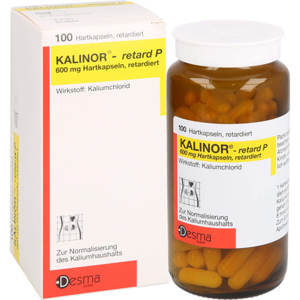 KALINOR retard P 600 mg hard capsules 100 pcs