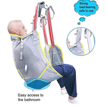 CEEBUS Patient Lifter Sling Stair Transfer Belt Patient Lifter, Movable Support Lifting Platform Gait Harness Standing Walking Aids Assisted Leg Trainer, for Elderly, Disabled