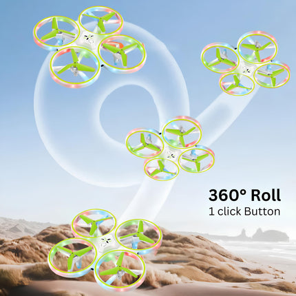OpenRC – RC drone with multi-mode LED light and obstacle avoidance – box and battery – Drone X Pro – remote-controlled helicopter, gift for children, adults, boys and girls – quadcopter for
