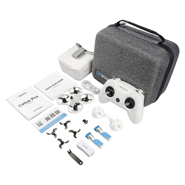 BETAFPV Cetus Pro FPV RTF Drone Kit with Remote Control FPV Goggles with Altitude Hold Self-protection 3 Flight Modes Turtle Mode Ready to Fly Easy to Start for FPV Beginners Teens
