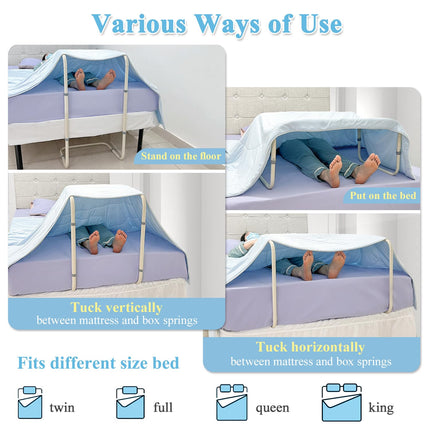 Ceiling Lifter Foot Cradle Lifting Bar for Feet Adjustable Ceiling Support Lifter Holder Bed Foot Tent Ceiling Riser Sheet Elevation Heavy Duty Steel Medical Accessory Leg Knee Ankle Surgery
