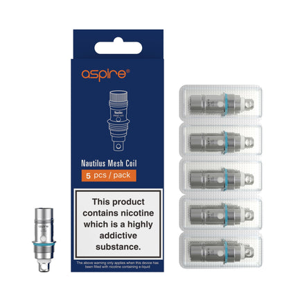 Aspire Nautilus Mesh Heads 0.3 Ohm, 5 pieces