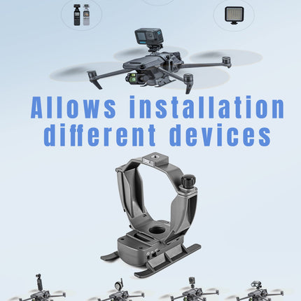 WTSUNFI Mavic 3 Landing Gear with Airdrop, for DJI Mavic 3 (Airdrop Landing Gear),Flower (Ring) Delivery/Drone Fishing/Party Gift Delivery/Search and Rescue/Non-contact Medical Item Delivery