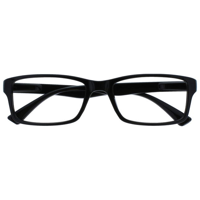 The Reading Glasses Company Black Readers Designer Style Men Women UVR092BK +1.00