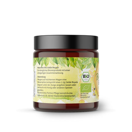 Organic Royal Jelly | Fresh jelly in premium beekeeper quality | NO additives | Naturherz Original (3 x 100 g)