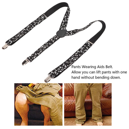 Trouser aid and trouser aid for the elderly and older people, Adjustable trouser belt aids Trouser donning aids Trouser donning aid for limited mobility and pregnant women (Note)