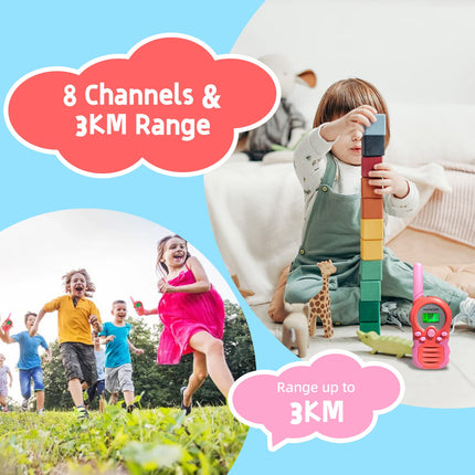 Walkie Talkies for Kids Boys Girls Toys Birthday Gifts Presents – Walky Talky Kids Long Range PMR Two Way Radio
