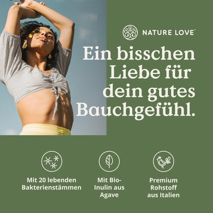 Probiona Complex – perfectly matched bacterial strains – 300 billion CFU/g – enteric-coated &amp; vegan – with Lactobacillus &amp; Bifidobacteria, high-dose 20 billion CFU/daily dose, 3 months