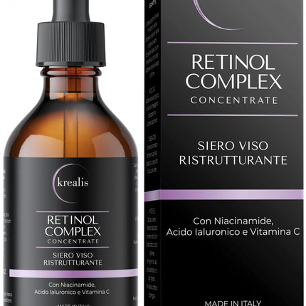 •100ml• Retinol Serum, with Niacinamide, Hyaluronic Acid &amp; Vitamin C, Facial Serum, Anti-Wrinkle for Skincare for Women &amp; Men