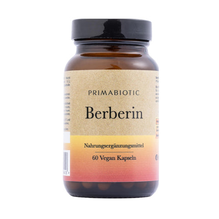 Primabiotic BERBERINE 400MG - 60 VEGAN Capsules | Berberis Vulgaris Extract | Natural Metabolism and Liver Health Support | Maximum Absorption | Liver Digestion, Bowel Function
