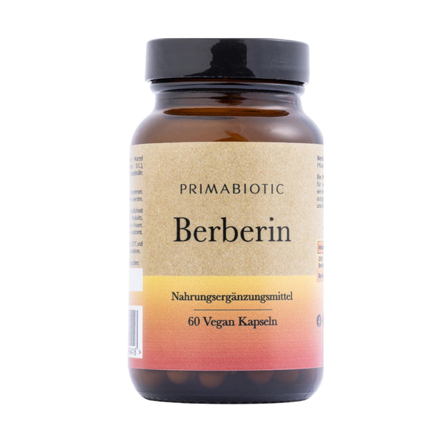 Primabiotic BERBERINE 400MG - 60 VEGAN Capsules | Berberis Vulgaris Extract | Natural Metabolism and Liver Health Support | Maximum Absorption | Liver Digestion, Bowel Function
