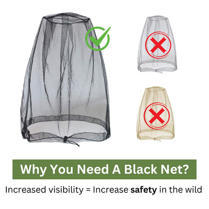 CAMOLAND Beekeeper Hat with Removable Mosquito Net for Outdoor Use, UV Protection, Army Green