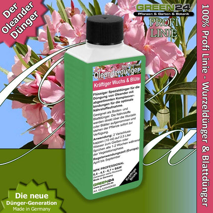 GREEN24 Oleander fertilizer liquid HIGHTECH NPK complete fertilizer for Nerium Oleander