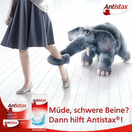 Antistax extra vein tablets, film-coated tablets 360 mg, 30 tablets, with the medicinal power of red vine leaves, for heavy and swollen legs, nighttime calf cramps, and venous insufficiency