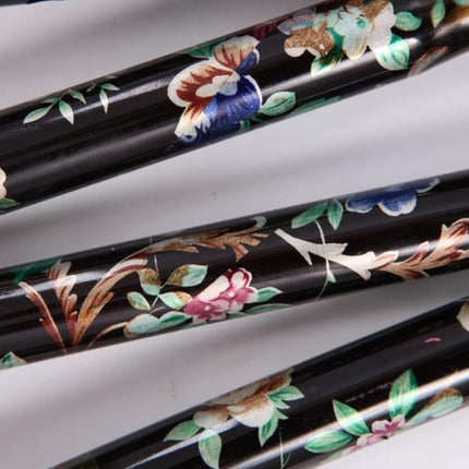 BeGrit Folding Walking Stick for Women Walking Stick Colorful Black Gifts Women Elegant Height Adjustable Walking Stick Flowers Crutch Gifts for Mother Men Birthday Thanksgiving the New Year