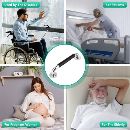 TNOMSNO Grab Bars for Seniors, 30CM Non-Slip Grab Bar Stainless Steel Shower Bathtub Handle, Non-Slip Grab Bar for Pregnant Women, Seniors, Bathtub, Toilet