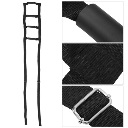Fybida 1PC Bed Ladder Assist Composite Fabric Bed Rope Ladder Pull-Up Rope Hoist with Metal Buckle for Elderly Adults