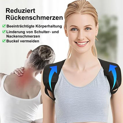 DAILIENFUS Innovative Back Straightener for an upright posture, posture correction back for an ergonomic no adjustment required, men's women's back support belt (L)
