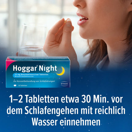 Hoggar Night – Sleeping pills to help you fall asleep and for acute sleep disorders – Well tolerated, for restful sleep – 3 x 20 tablets