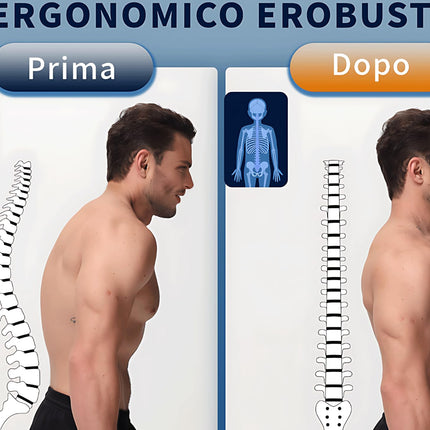 NovoBrace Back Straightener Posture Corrector for Men, Straight Back Straightener, Posture Corrector for Women, Back Support - Back Stabilizer, Posture Corrector for Men, Iron-Containing