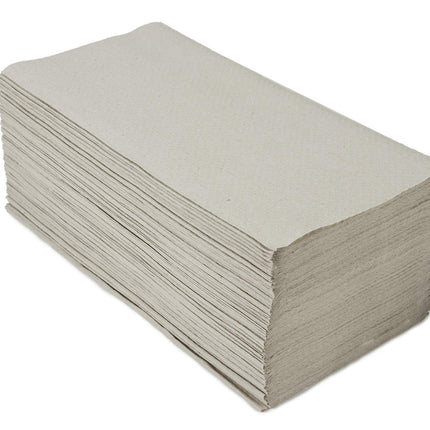 5,000 HERRMANN Paper Towels Natural Premium, 1-ply, ZZ-fold, 25x23cm sheets, recycled and environmentally friendly – ​​Perfect hand towel folded towels for dispensers 20x250 pcs