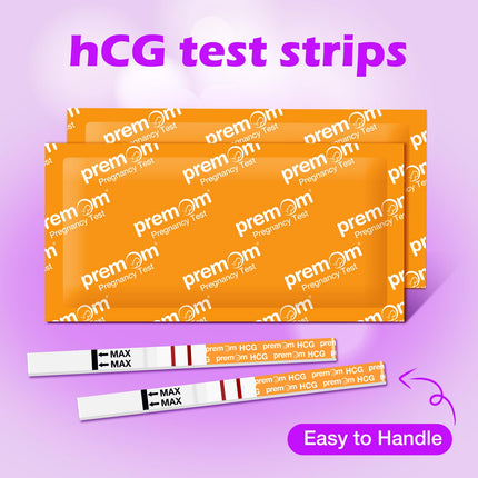 Premom 30 x Pregnancy Test Early Test Ultra-sensitive early pregnancy test: Pregnancy Test 10 mIU/ml - Early detection of pregnancy in 3 minutes - Value pack 30 SST early test