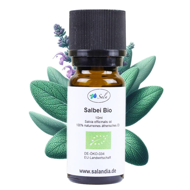 Sala sage oil aroma essential oil pure organic - for consumption - 10 ml